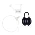 LOCK A WILLY - Silicone Chastity Cage with Lock (Black)