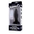 Wireless Vibrating Anal Plug - Black (Rechargeable, Radio-Controlled)
