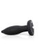Wireless Vibrating Anal Plug - Black (Rechargeable, Radio-Controlled)