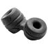SilaSkin Cock Ring & Ball Stretcher (Black)