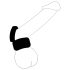 SilaSkin Cock Ring & Ball Stretcher (Black)