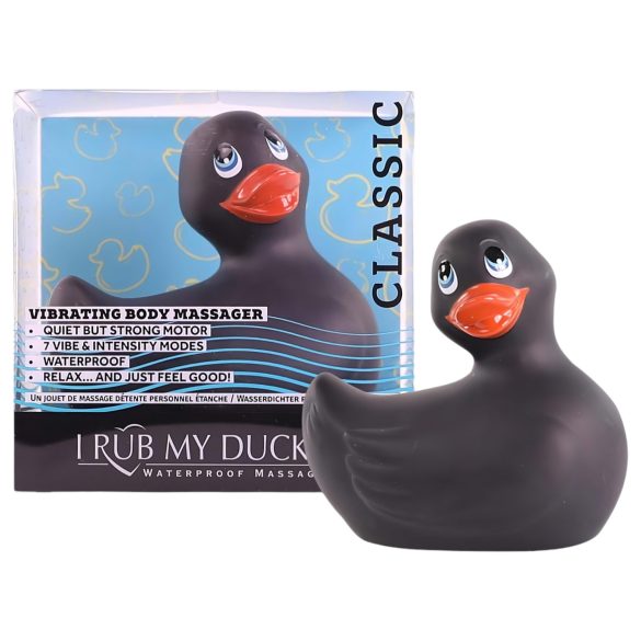 My Duckie 2.0 - Waterproof Black Duck Massager