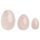 La Gemmes Yoni - Rose Quartz Kegel Ball Set (3 Pieces)