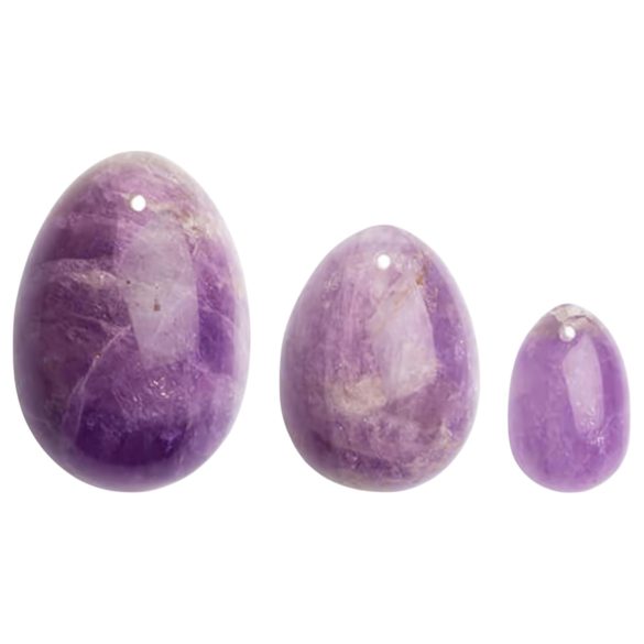 La Gemmes Yoni - Amethyst Geisha Ball Set (3 Pieces)