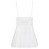 Obsessive 810-BAB-2 - Lace Babydoll & Thong Set (White) - L/XL