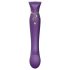 ZALO Queen - Purple Airwave G-Spot & Clitoral Vibrator