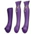 ZALO Queen - Purple Airwave G-Spot & Clitoral Vibrator