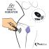 FEELZTOYS Black Rechargeable Wireless Panty Vibrator
