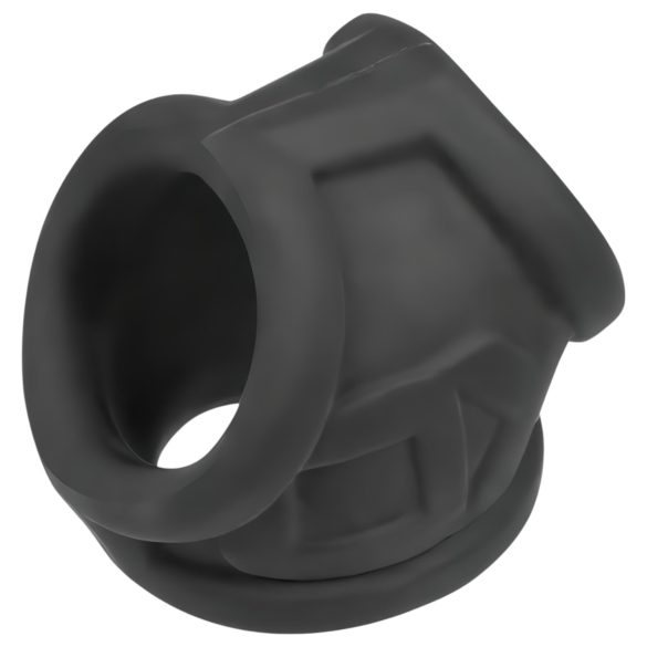 OXBALLS Oxsling Cock Ring - Black Penis & Ball Stretcher