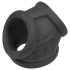 OXBALLS Oxsling Cock Ring - Black Penis & Ball Stretcher