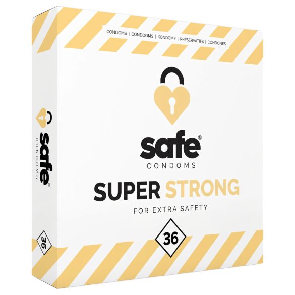 SAFE Super Strong - Extra Strength Condoms (36 Pack)