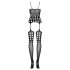 Obsessive G310 - Polka Dot Mesh Set - Black (XL-XXL)
