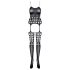 Obsessive G310 - Polka Dot Mesh Set - Black (XL-XXL)