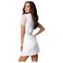 Obsessive Miamor Lace Sleeve Robe with Thong (White) - L/XL