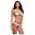 Baci - Floral Lace Lingerie Set with Open-Back Panties - M/L