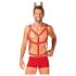 Obsessive Mr. Reindy - Men's Red Reindeer Costume (3-Piece Set) - L/XL